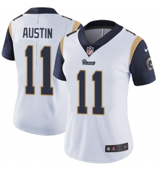 Women's Nike Los Angeles Rams #11 Tavon Austin White Vapor Untouchable Limited Player NFL Jersey