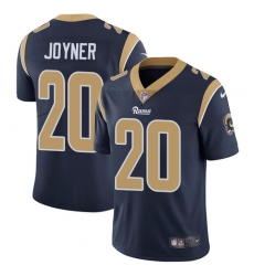 Men's Nike Los Angeles Rams #20 Lamarcus Joyner Navy Blue Team Color Vapor Untouchable Limited Player NFL Jersey