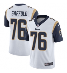 Youth Nike Los Angeles Rams #76 Rodger Saffold White Vapor Untouchable Limited Player NFL Jersey