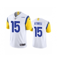 Men's Los Angeles Rams #15 Tutu Atwell White Vapor Untouchable Limited Stitched Football Jersey