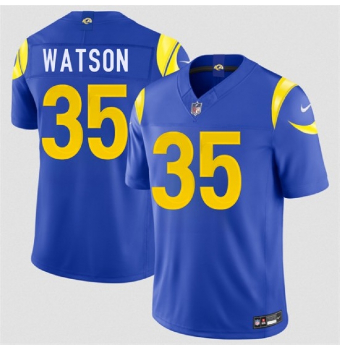 Men's Los Angeles Rams #35 Jaylen Watson Royal 2026 F.U.S.E. Vapor Limited Football Stitched Jersey