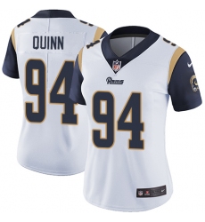 Women's Nike Los Angeles Rams #94 Robert Quinn White Vapor Untouchable Limited Player NFL Jersey