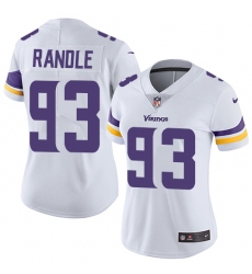 Women's Nike Minnesota Vikings #93 John Randle White Vapor Untouchable Limited Player NFL Jersey
