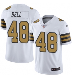 Youth Nike New Orleans Saints #48 Vonn Bell Limited White Rush Vapor Untouchable NFL Jersey
