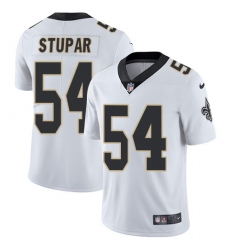 Youth Nike New Orleans Saints #54 Nate Stupar White Vapor Untouchable Limited Player NFL Jersey