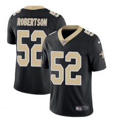 Men's Nike New Orleans Saints #52 Craig Robertson Black Team Color Vapor Untouchable Limited Player NFL Jersey