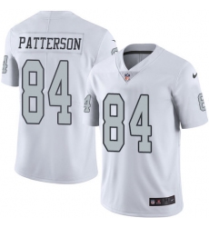 Youth Nike Oakland Raiders #84 Cordarrelle Patterson Limited White Rush Vapor Untouchable NFL Jersey