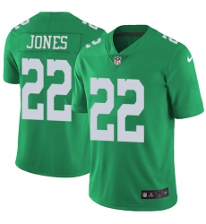 Men's Nike Philadelphia Eagles #22 Sidney Jones Limited Green Rush Vapor Untouchable NFL Jersey