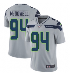 Youth Nike Seattle Seahawks #94 Malik McDowell Grey Alternate Vapor Untouchable Limited Player NFL Jersey