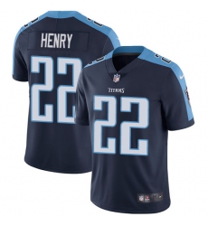 Youth Nike Tennessee Titans #22 Derrick Henry Navy Blue Alternate Vapor Untouchable Limited Player NFL Jersey