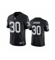 Men's Las Vegas Raiders #30 Duron Harmon Black Vapor Untouchable Limited Stitched Jersey