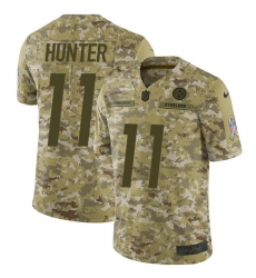 Men's Nike Pittsburgh Steelers #11 Justin Hunter Limited Camo 2018 Salute to Service NFL Jersey