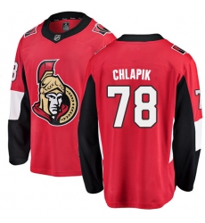 Youth Ottawa Senators #78 Filip Chlapik Fanatics Branded Red Home Breakaway NHL Jersey