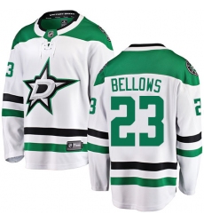 Men's Dallas Stars #23 Brian Bellows Fanatics Branded White Away Breakaway NHL Jersey