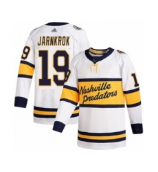 Men's Nashville Predators #19 Calle Jarnkrok Authentic White 2020 Winter Classic Hockey Jersey