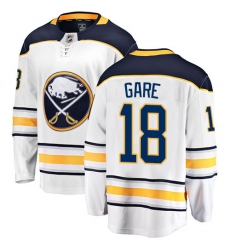 Men's Buffalo Sabres #18 Danny Gare Fanatics Branded White Away Breakaway NHL Jersey