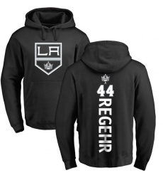NHL Adidas Los Angeles Kings #44 Robyn Regehr Black Backer Pullover Hoodie