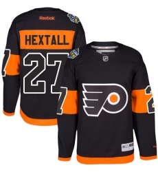 Youth Reebok Philadelphia Flyers #27 Ron Hextall Premier Black 2017 Stadium Series NHL Jersey