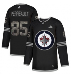 Men's Adidas Winnipeg Jets #85 Mathieu Perreault Black Authentic Classic Stitched NHL Jersey