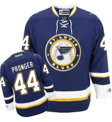 Youth Reebok St. Louis Blues #44 Chris Pronger Authentic Navy Blue Third NHL Jersey