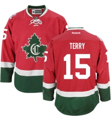 Women's Reebok Montreal Canadiens #15 Chris Terry Authentic Red New CD NHL Jersey
