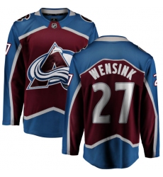 Youth Colorado Avalanche #27 John Wensink Fanatics Branded Maroon Home Breakaway NHL Jersey