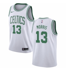 Women's Nike Boston Celtics #13 Marcus Morris Authentic White NBA Jersey - Association Edition