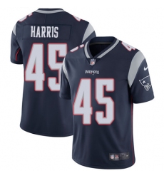 Youth Nike New England Patriots #45 David Harris Navy Blue Team Color Vapor Untouchable Limited Player NFL Jersey