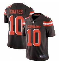 Youth Nike Cleveland Browns #10 Sammie Coates Brown Team Color Vapor Untouchable Limited Player NFL Jersey