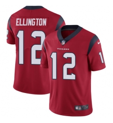 Youth Nike Houston Texans #12 Bruce Ellington Red Alternate Vapor Untouchable Limited Player NFL Jersey