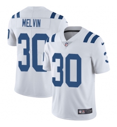 Men's Nike Indianapolis Colts #30 Rashaan Melvin White Vapor Untouchable Limited Player NFL Jersey