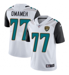 Men's Nike Jacksonville Jaguars #77 Patrick Omameh White Vapor Untouchable Limited Player NFL Jersey
