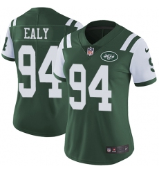 Women's Nike New York Jets #94 Kony Ealy Green Team Color Vapor Untouchable Limited Player NFL Jersey