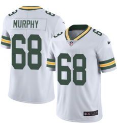 Youth Nike Green Bay Packers #68 Kyle Murphy White Vapor Untouchable Limited Player NFL Jersey