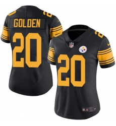 Youth Nike Pittsburgh Steelers #21 Robert Golden Limited Black Rush Vapor Untouchable NFL Jersey
