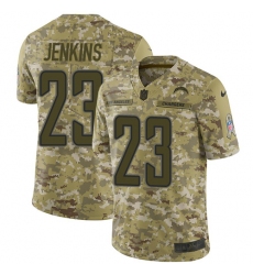 Men's Nike Los Angeles Chargers #23 Rayshawn Jenkins Limited Camo 2018 Salute to Service NFL Jersey