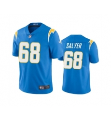 Men's Los Angeles Chargers #68 Jamaree Salyer Blue Vapor Untouchable Limited Stitched Jersey
