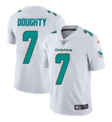 Youth Nike Miami Dolphins #7 Brandon Doughty White Vapor Untouchable Limited Player NFL Jersey