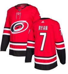 Youth Adidas Carolina Hurricanes #7 Derek Ryan Authentic Red Home NHL Jersey