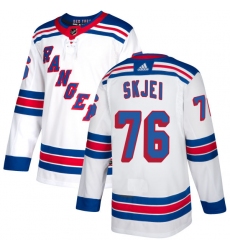 Youth Reebok New York Rangers #76 Brady Skjei Authentic White Away NHL Jersey
