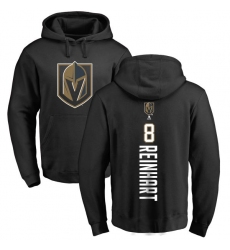 NHL Adidas Vegas Golden Knights #8 Griffin Reinhart Black Backer Pullover Hoodie