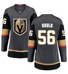 Women's Vegas Golden Knights #56 Erik Haula Authentic Black Home Fanatics Branded Breakaway NHL Jersey