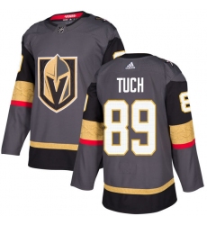 Men's Adidas Vegas Golden Knights #89 Alex Tuch Authentic Gray Home NHL Jersey