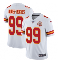 Men's Nike Kansas City Chiefs #99 Rakeem Nunez-Roches White Vapor Untouchable Limited Player NFL Jersey