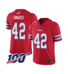 Men's Buffalo Bills #54 Eddie Yarbrough Limited Navy Blue Inverted Legend 100th Season Football Jersey