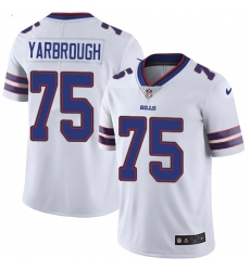 Youth Nike Buffalo Bills #75 Eddie Yarbrough White Vapor Untouchable Limited Player NFL Jersey