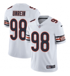 Men's Nike Chicago Bears #98 Mitch Unrein White Vapor Untouchable Limited Player NFL Jersey