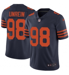 Youth Nike Chicago Bears #98 Mitch Unrein Navy Blue Alternate Vapor Untouchable Limited Player NFL Jersey