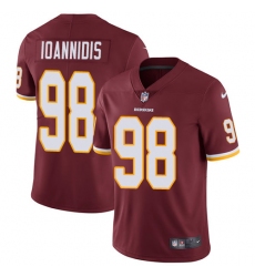 Youth Nike Washington Redskins #98 Matthew Ioannidis Burgundy Red Team Color Vapor Untouchable Limited Player NFL Jersey