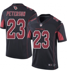 Youth Nike Arizona Cardinals #23 Adrian Peterson Limited Black Rush Vapor Untouchable NFL Jersey